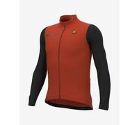 Alé Solid Fondo 2.0 Long Sleeve Jersey Oxide Red Black - L