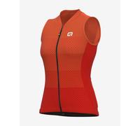 Alé Solid Level Sleeveless Jersey Coral Red Women - XXS