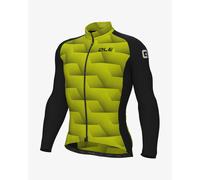 Alé Solid Sharp Long Sleeve Jersey Fluorescent Yellow Black - S