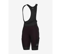 Alé Stones Cargo Bib Shorts Dark Brown Black - XL