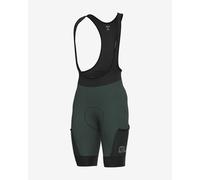 Alé Cycling Men's Off Road - Gravel Stones Cargo Bib Shorts, Green Wood, XL