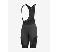 Alé Stones Cargo Bib Shorts Grey Black - S