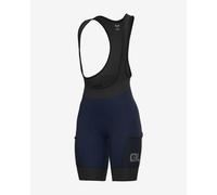 Alé Stones Cargo Bib Shorts Night Blue Black Women - L