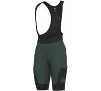 ALE Stones Cargo Off Road Bib Shorts Green Wood