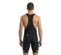 Ale Strada Bib Shorts S Black Fluor Yellow