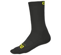 Alé Cycling Unisex Team Q-Skin 18cm Cycling Socks, Black, Medium (EU 40-43)