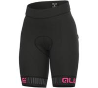 Alé Solid Traguardo Cycling Shorts Black Pink Women - S