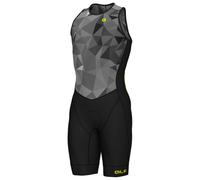Alé - Triathlon Triple Body Sleeveless - Cycling skinsuit size XL, black/grey