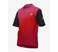 Alé Twist Short Sleeve Jersey Red Pink Black Kids - 14