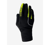 Alé Wind Long Gloves Black Fluorescent Yellow - S