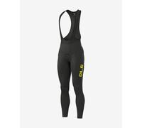 Alé Winter Bib Tights Black Fluorescent Yellow - L