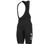 ALE Winter Solid Bib Shorts Black/White