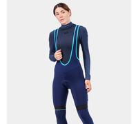 ALE Womens Cycling Bib Shorts - K-Atmo 2.0 Klimatik WR Blue - Padded, L22042402