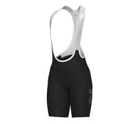 ALE Womens Cycling Bib Shorts - Magic Colour PR-E - Padded, Black, L23115401