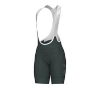 Alé Cycling Women's PR.E Magic Colour Bib Shorts, Forest Green, L