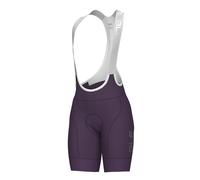 ALE Womens Cycling Bib Shorts - Magic Colour PR-E - Padded, Purple, L23115426