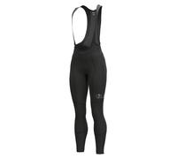 ALE Womens Cycling Bib Tights - Blizzard R-EV1 - Padded, Black, L22034401