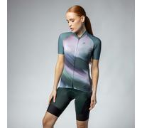 ALE Womens Cycling Jersey - Monsone Off Road - Short Sleeve, Green, L24101462