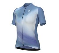 ALE Womens Cycling Jersey - Monsone Off Road - Short Sleeve, Light Blue