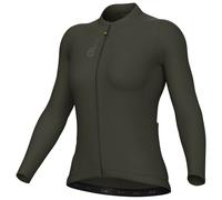 Alé - Women's Pragma Color Block L/S Jersey - Cycling jersey size XL, olive