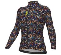 Alé - Women's Pragma Flowery L/S Jersey - Cycling jersey size L, grey