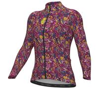 Alé - Women's Pragma Flowery L/S Jersey - Cycling jersey size L, purple
