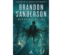 Aleacin de ley / The Alloy of Law by Brandon Sanderson (Spanish) Hardcover Book