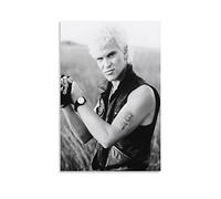 Aleakea Billy Idol Photo Vintage Poster Canvas Print Wall Art Retro Decorative Painting for Home Bedroom Living Room Decor08x12inch(20x30cm)