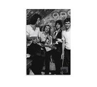 Aleakea Dire Straits - John Illsley Vintage Poster Canvas Print Wall Art Retro Decorative Painting for Home Bedroom Living Room Decor08x12inch(20x30cm)