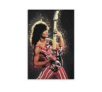 Aleakea Eddie Van Halen PrintFashion Poster Decorative Painting Canvas Wall Art Living Room Posters Bedroom Painting08x12inch(20x30cm)