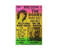Aleakea Isle Of Wight Festival The Doors Vintage Music Vintage Poster Canvas Print Wall Art Retro Decorative Painting for Home Bedroom Living Room Decor16x24inch(40x60cm)