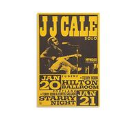 Aleakea J.J. Cale 1987 Eugene Vintage Poster Canvas Print Wall Art Retro Decorative Painting for Home Bedroom Living Room Decor20x30inch(50x75cm)