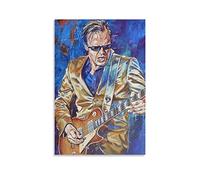 Aleakea Joe Bonamassa Art Vintage Poster Canvas Print Wall Art Retro Decorative Painting for Home Bedroom Living Room Decor16x24inch(40x60cm)