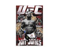 Aleakea Jon Jones Bones Vintage Poster Canvas Print Wall Art Retro Decorative Painting for Home Bedroom Living Room Decor12x18inch(30x45cm)