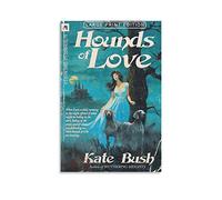 Aleakea Kate Bush Hounds of Love Album Vintage Poster Canvas Print Wall Art Retro Decorative Painting for Home Bedroom Living Room Decor08x12inch(20x30cm)