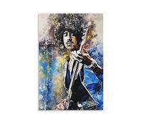 Aleakea Phil Lynott Vintage Poster Canvas Print Wall Art Retro Decorative Painting for Home Bedroom Living Room Decor12x18inch(30x45cm)
