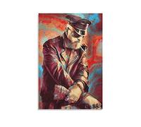 Aleakea Rob Halford Vintage Poster Canvas Print Wall Art Retro Decorative Painting for Home Bedroom Living Room Decor16x24inch(40x60cm)
