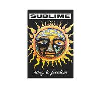 Aleakea Sublime 40 Oz To Freedom Vintage Poster Canvas Print Wall Art Retro Decorative Painting for Home Bedroom Living Room Decor12x18inch(30x45cm)