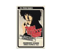 Aleakea Thin Lizzy 1983 Stockholm Vintage Poster Canvas Print Wall Art Retro Decorative Painting for Home Bedroom Living Room Decor16x24inch(40x60cm)