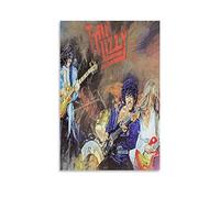Aleakea Thin Lizzy Live Vintage Poster Canvas Print Wall Art Retro Decorative Painting for Home Bedroom Living Room Decor08x12inch(20x30cm)