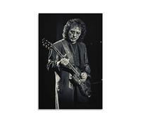 Aleakea Tony Iommi Vintage Poster Canvas Print Wall Art Retro Decorative Painting for Home Bedroom Living Room Decor20x30inch(50x75cm)