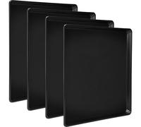 aleawol 4pcs Extra Large Oil Drip Tray, 55x58x3cm Large Auto Oil Change Drain Pan for Under Car, Crate Replacement Pan for Dog Rabbit Cat, Fluid Catch Pots for Mini Fridges Garden Garage Greenhouse