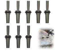 aleawol 8 Set 9/16" Wedge and Feather Shims, Hand Tools for Rock Stone