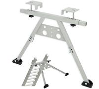 aleawol Ladder Standoff Stabiliser, Adjustable Width Height, 150kg Capacity | with Tool Tray, Non-Slip Rubber Feet, Ladders Standoff Accessories for Roof Maintenance Painting Gutter Cleaning