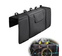 aleawol Tailgate Bike Pad for 5 Bicycles, Tailgate Protection Pad 52" Wide | Waterproof Truck Tailgate Bike Pad with 2 Tool Packages, Pickup Tailgate Protective Cover for Most Pickups, Mountain Bike