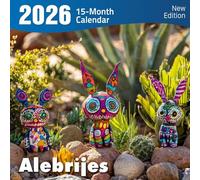 Alebrijes 2026 Calendar: vibrant spirit creatures from Mexican folklore