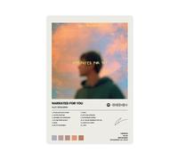 Alec Benjamin Narrated For You Music Album Cover Signed Limited Poster Canvas Poster Bedroom Decor Landscape Office Room Decor Gift 24x36inch(60x90cm)