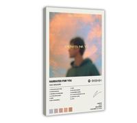 Alec Benjamin Narrated For You Music Album Cover Signed Limited Poster Canvas Poster Wall Art Decor Print Picture Paintings for Living Room Bedroom Decoration 12x18inch(30x45cm)