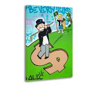Alec-Monopolys RICHIE $ GOLF Poster Decorative Painting Canvas Wall Posters And Art Picture Print Modern Family Bedroom Decor Posters 08x12inch(20x30cm)