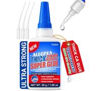 ALECPEA Thick CA Glue, 30g, for Wood Repair